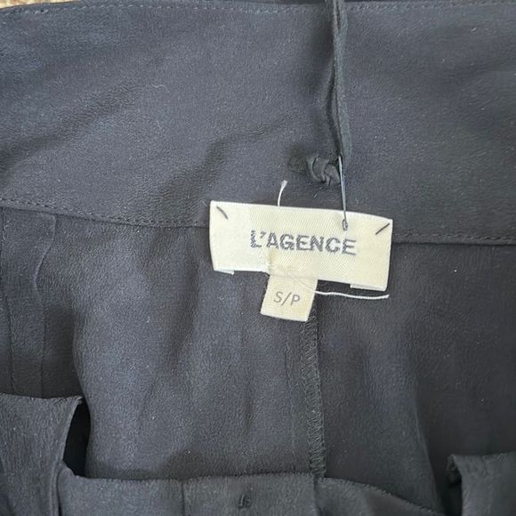 L’Agence Bendetta Silk Maxi Skirt in Black Size S - Picture 10 of 12